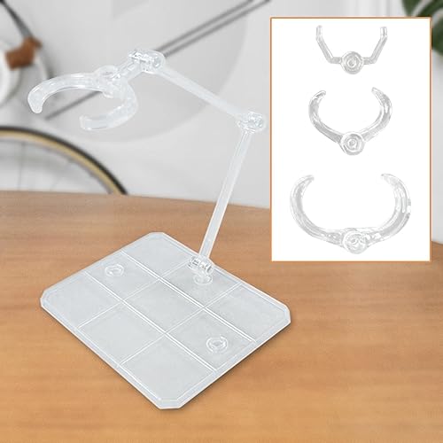 Miniatura 3 de Transparente 1/144 Figura de Acción Soporte para Figura de Muñeca, Estilo A