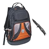 80115 Backpack Kit with Tradesman Pro 39-Pocket Backpack and Electricians Pocket Knife, 2-Piece