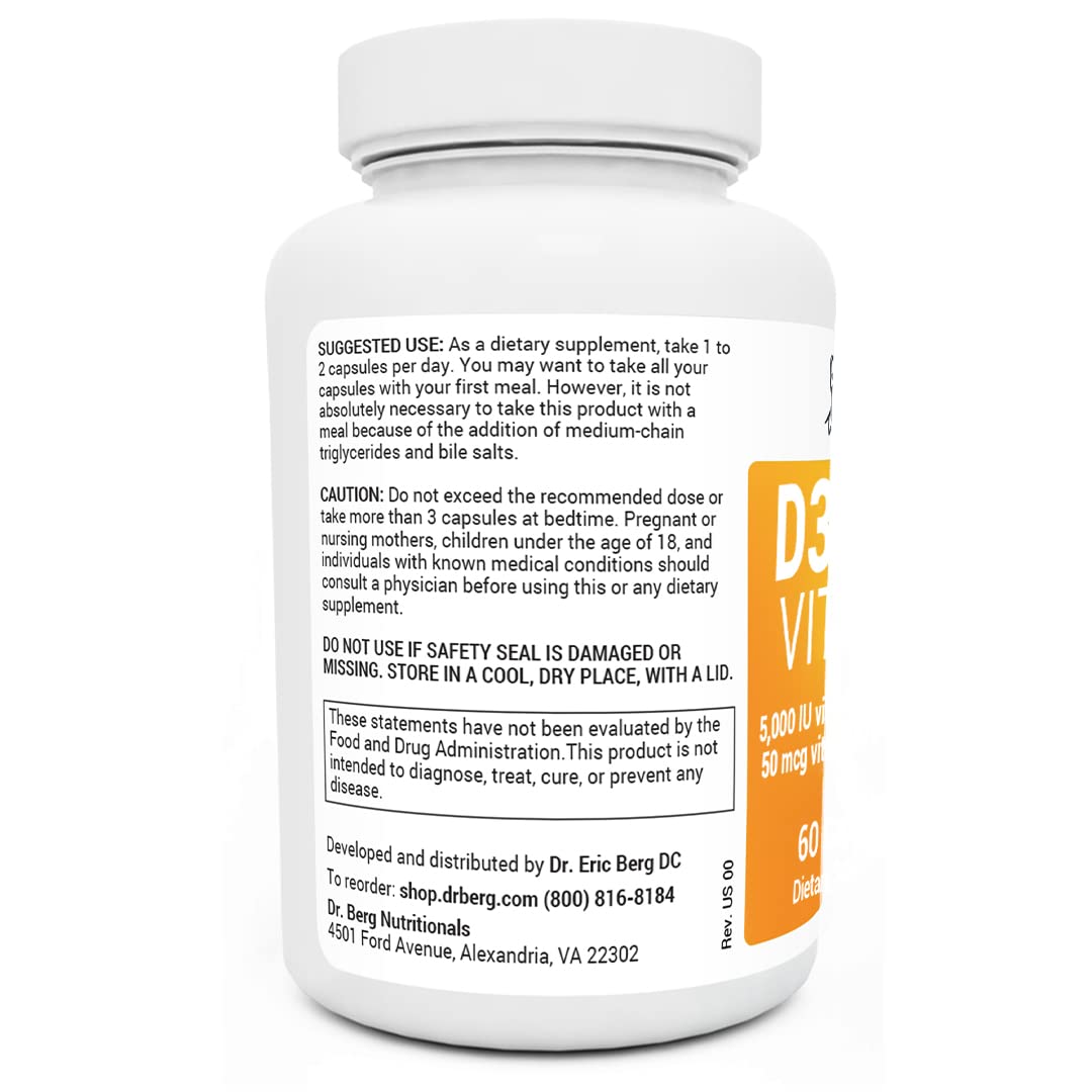 Dr. Berg's Vitamin D3 K2 w/ M...B0B4BG1WDM