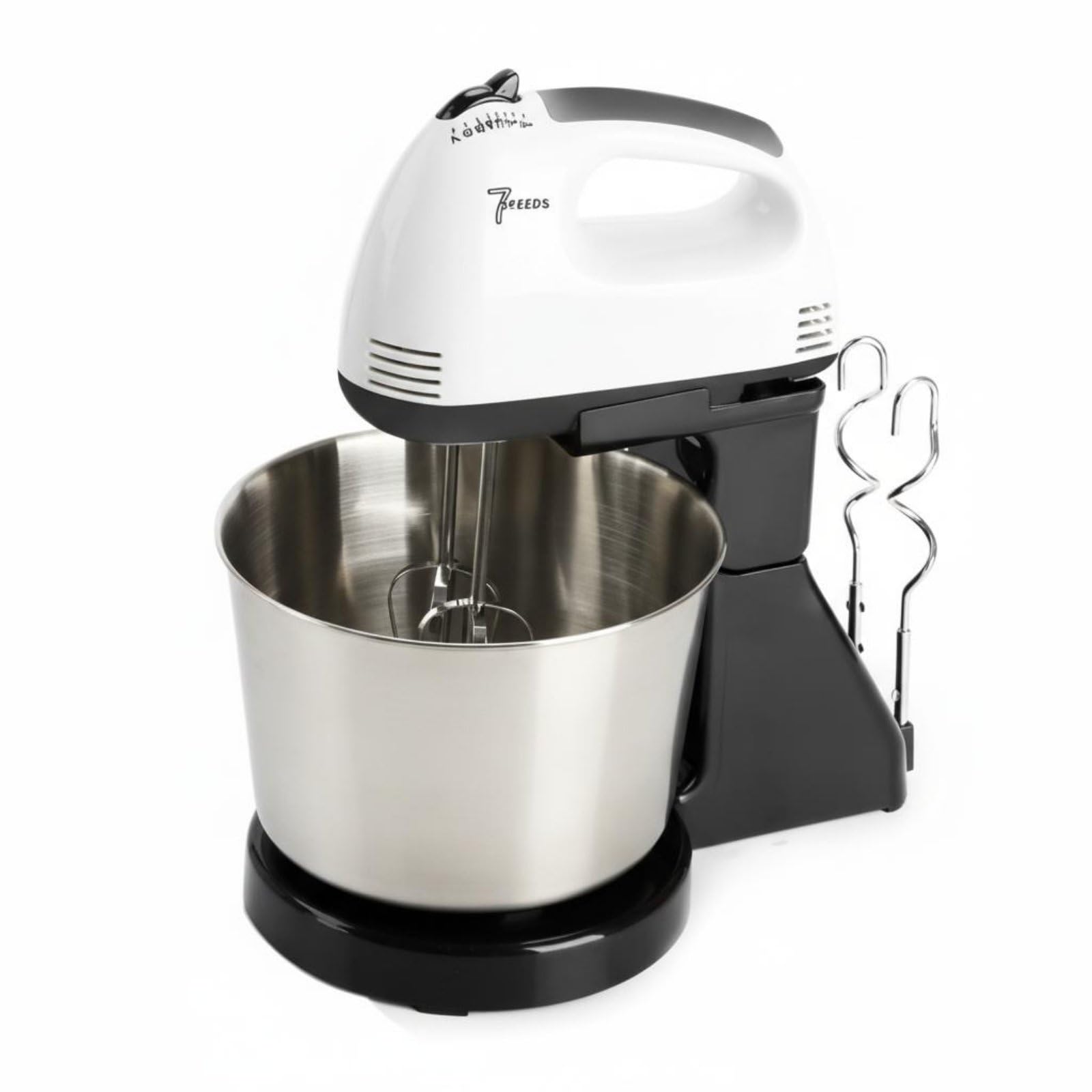 BNF® Kitchen Stand Blender With Bowl Multi-Functional Bread Mixture And Beaten Ingredient Beater Powerful Engine, White | Mixers (Countertop) Small Appliances Dining & Bar Home-image-39