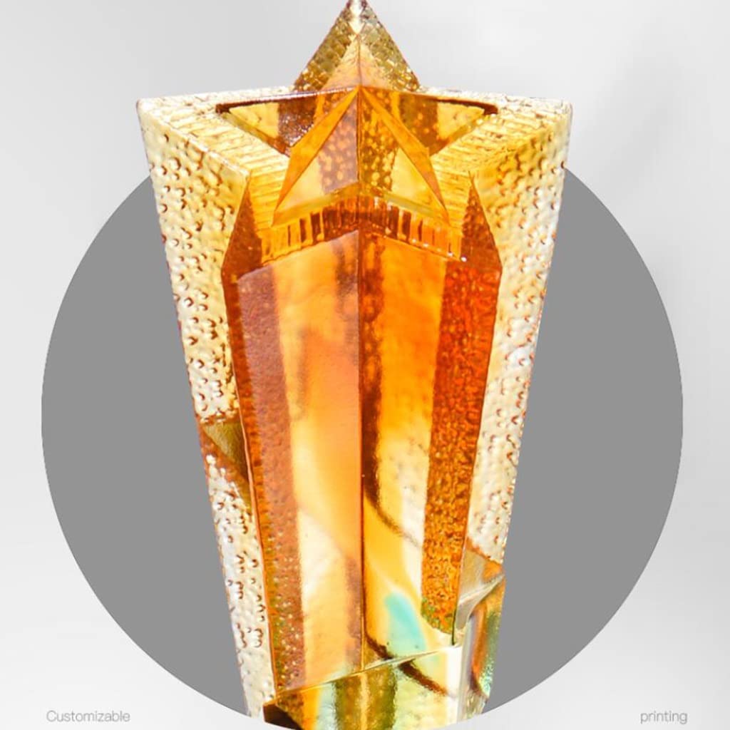 Trofeos, medallas y premios Trofeo De Campeonato De Fin De Año Empresarial Colorido Trofeo De Honor De Cinco Estrellas Premios De Recompensa De Competiciones Deportivas De Aprendizaje Escolar