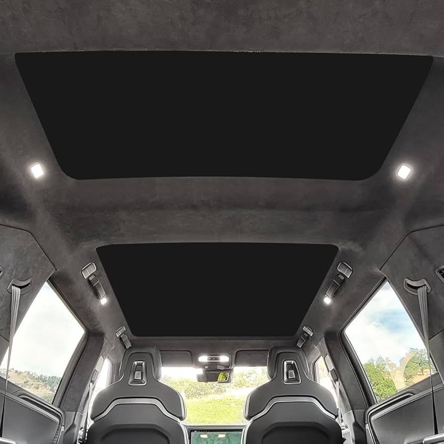 ヘイロフトップリビアン Amazon.com: Glass Roof Sunshade Compatible with Rivian R1T