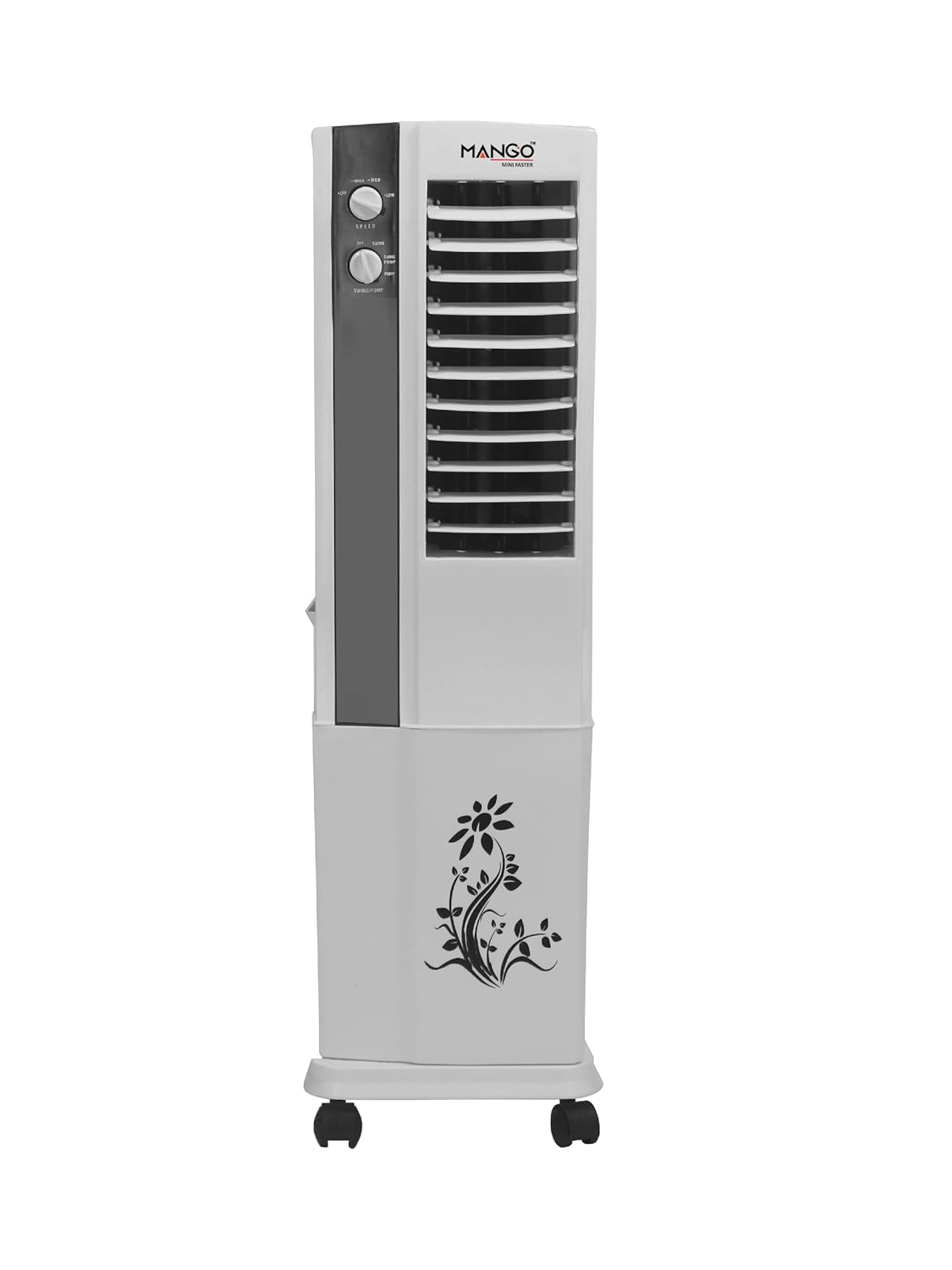 Mango Mini Faster 16L Tower Air Cooler I 20 feet Air Throw I 4D
