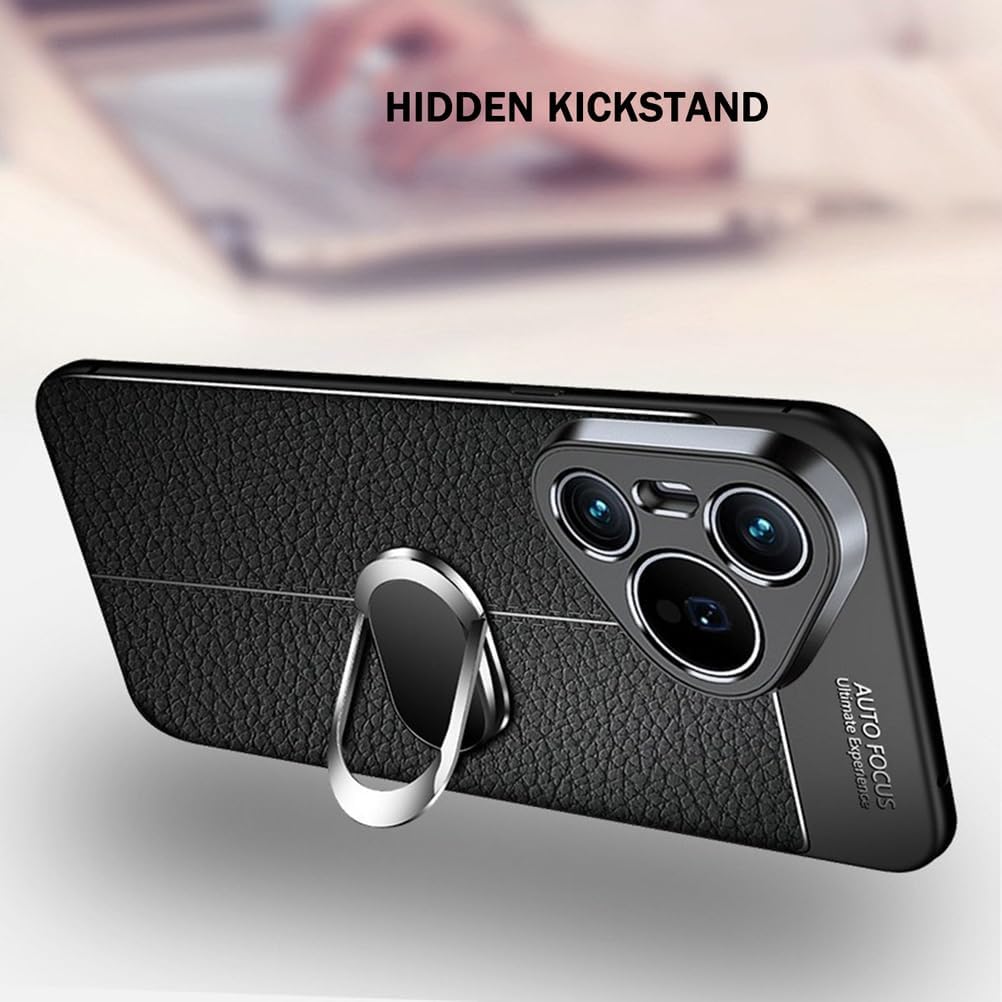 Shockproof Case for Huawei Pura 80 Ultra/80 Pro +/80 Pro/80, Full Lens Protection TPU Phone Cover with Metal Stand Slim Case,Blue,80 Pro +