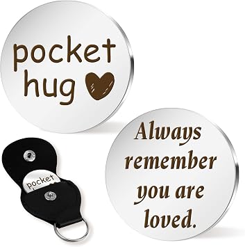 Graduation Gift for Her Long Distance Relationship Gifts Pocket Hug Inspirational Gift Boyfriend Husband Wife Birthday Gift Ideas for Dad Mom Sister Daughter Son Friend Presents Easter Basket Stuffers