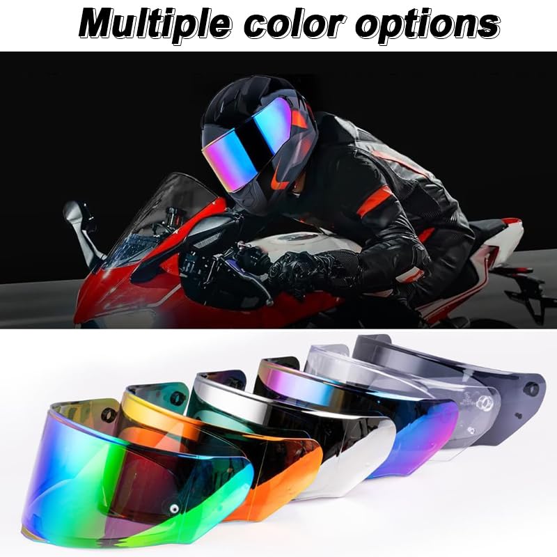 KISHACZ Motorcycle Helmet Visor for ARAI Tour CROSS3 TX3 XD4, Scratch-Resistant Protective Motorcycle Face Shield, Anti-Fog Replacement Face Shield Lens Accessories,G Transparent : Automotive