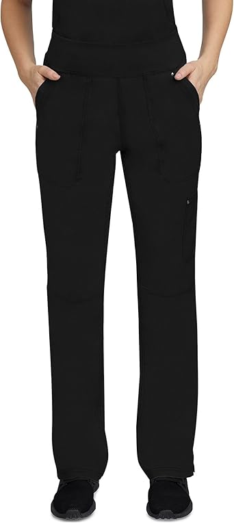 Healing Hands Women's Scrub Pant Tori Cargo Bottoms with 5 Pockets and 2-Way Stretch Fabric 9133, M, Black