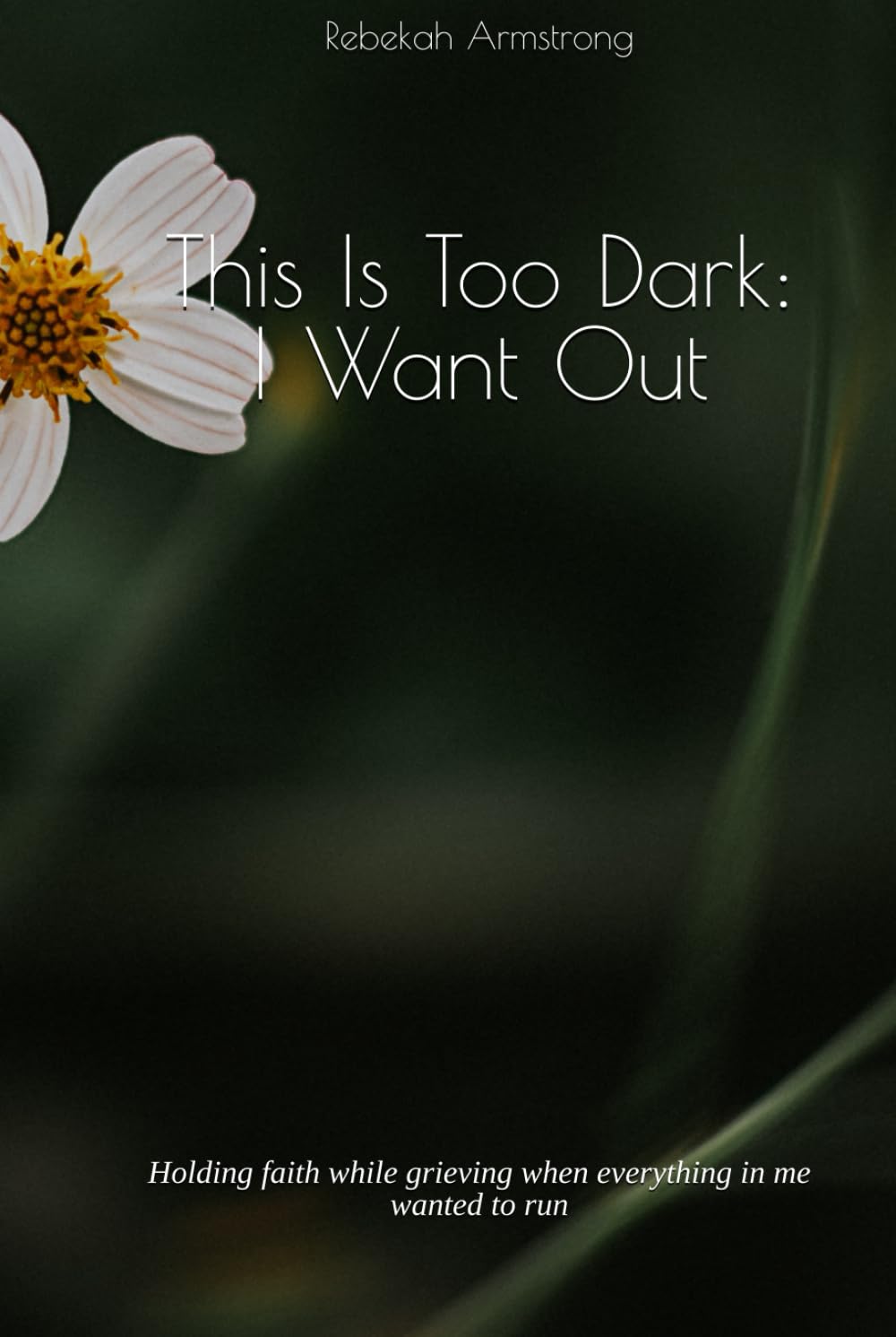 This Is Too Dark: I Want Out: Holding faith while grieving when everything in me wanted to run