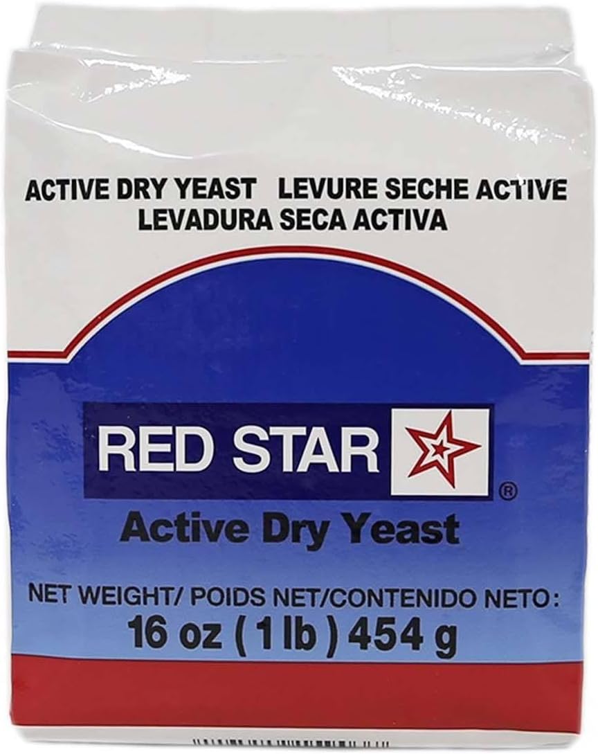 Red Star Active Dry Yeast, 4Ounce Jars (Pack of 3