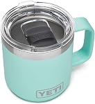 YETI Rambler 10 oz Stackable Mug, Vacuum Insulated, Stainless Steel with MagSlider Lid, White