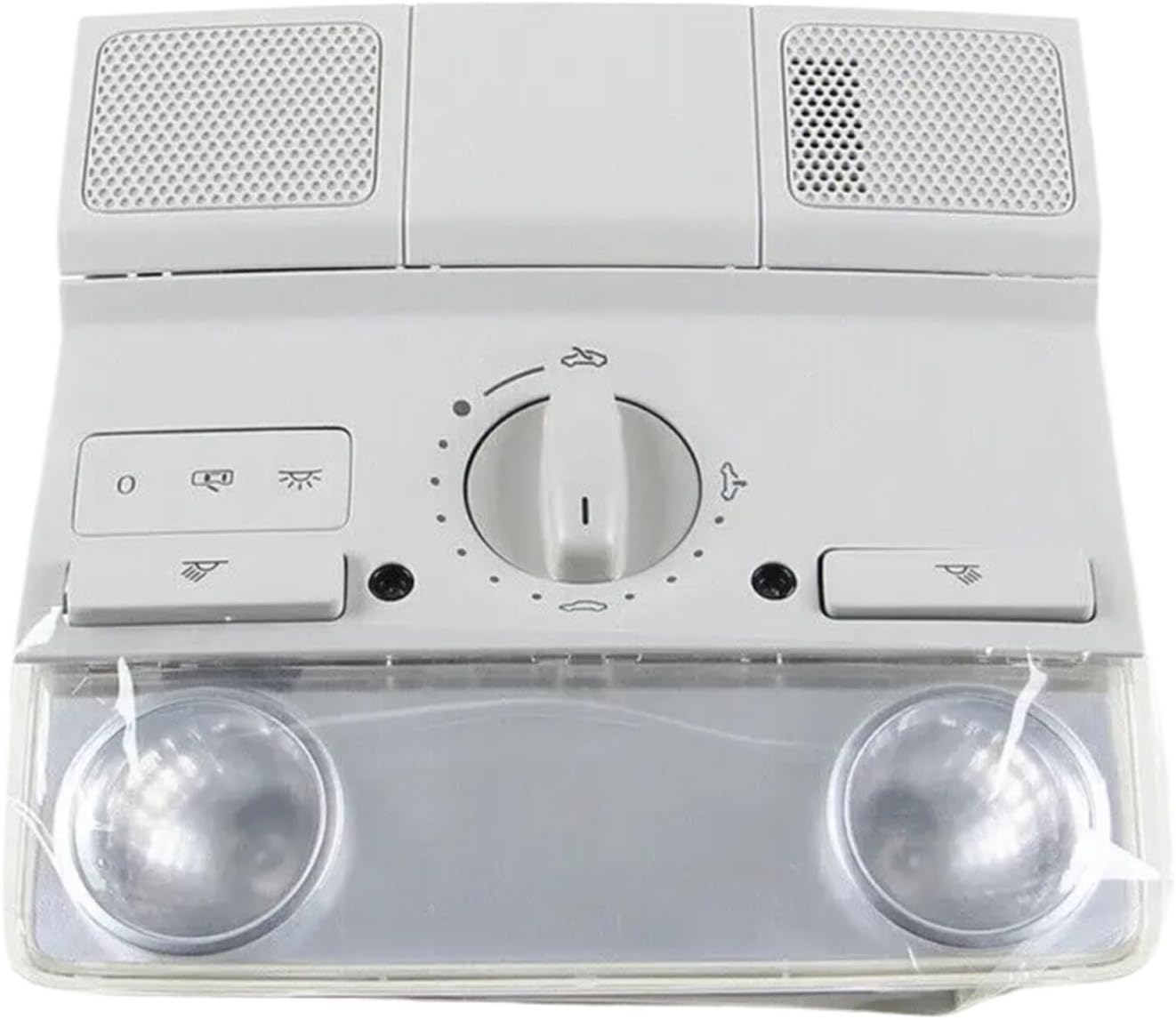 Gray Front Interior Roof Reading Light &Switch Button Compatible with Jetta/Passat/Golf/Tiguan/Skoda/Seat/Sharan MK5(Button)