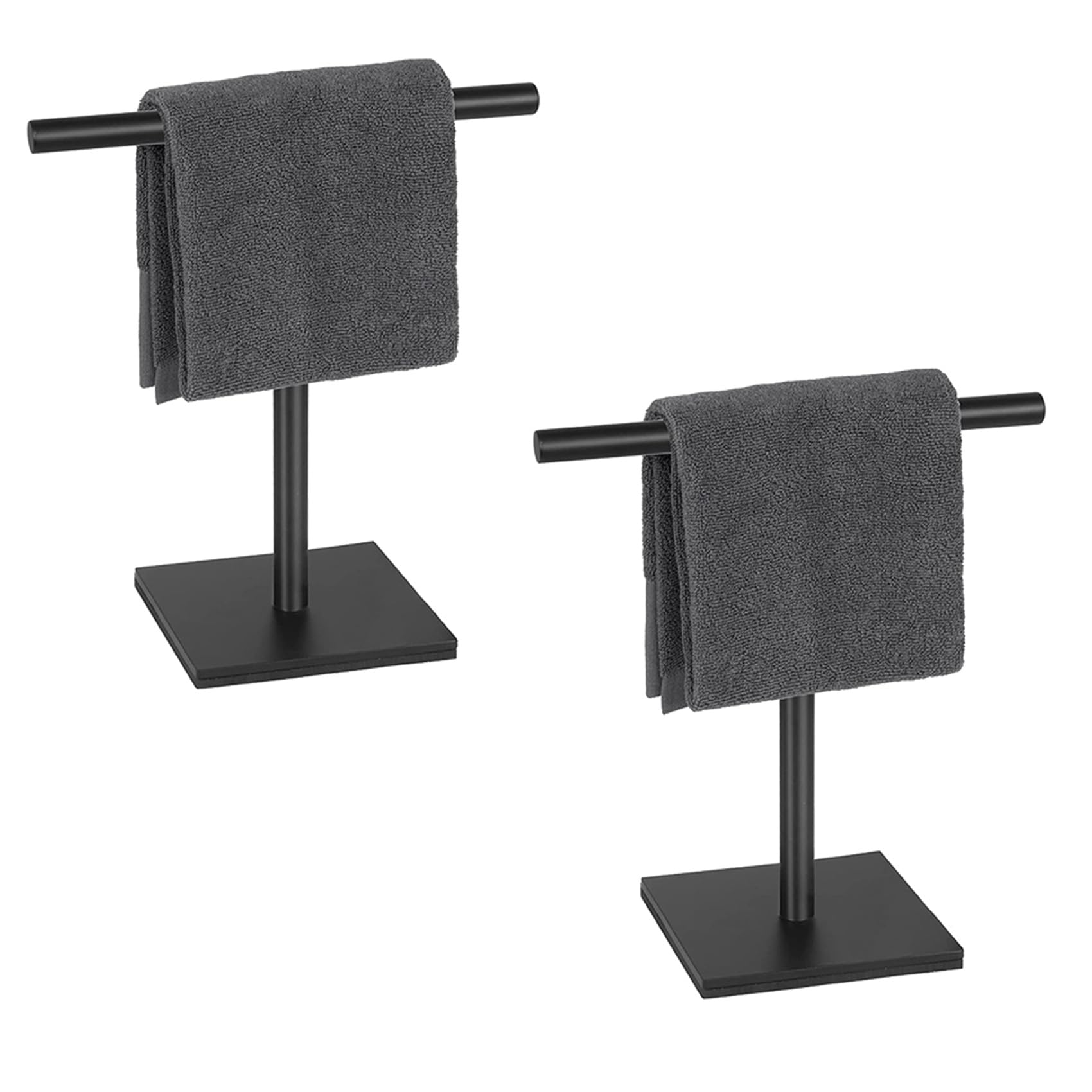 Porte-serviettes moderne en acier pour organiser le lavabo au quotidien
