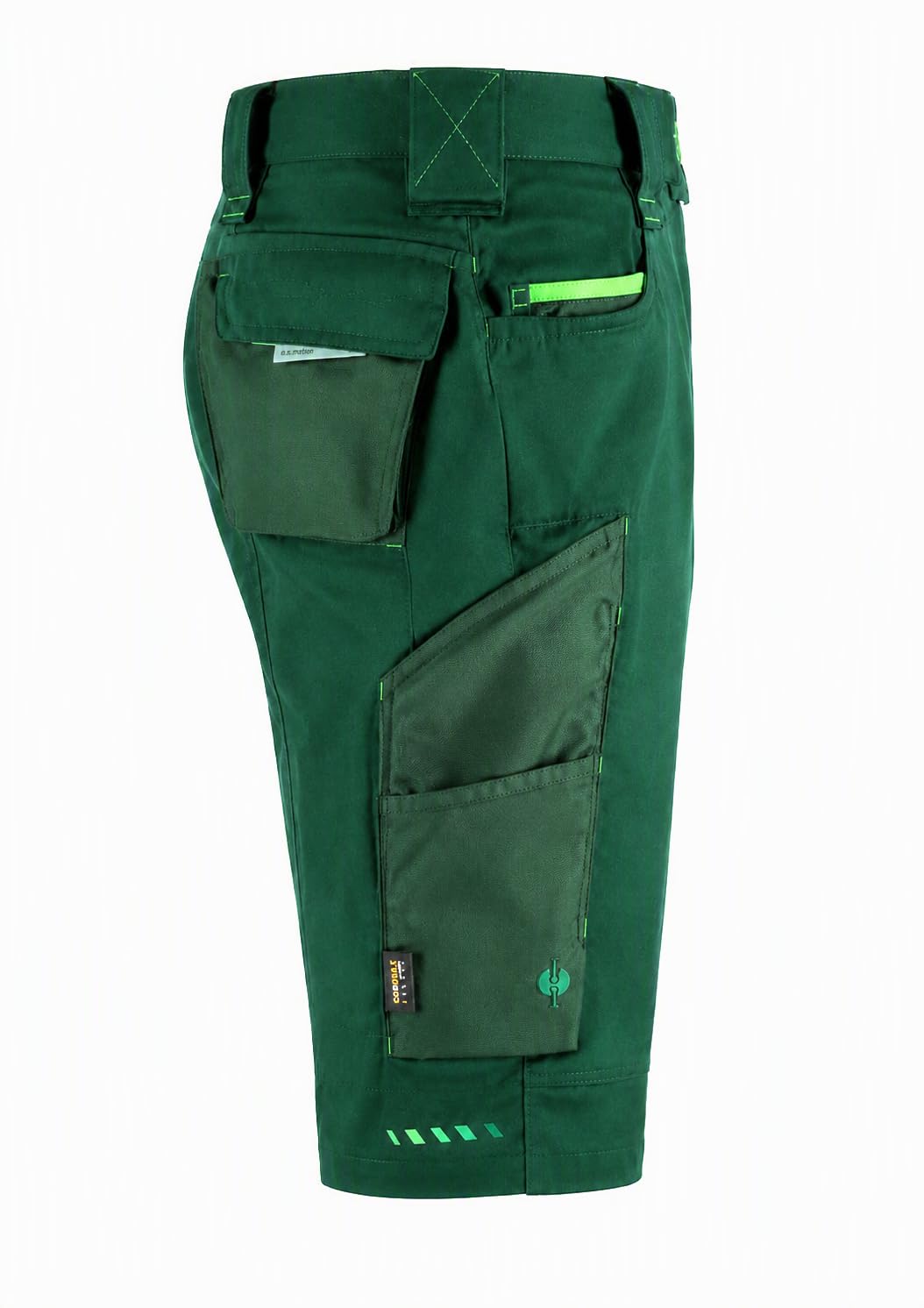 Generisch Arbeitsshorts Herren Kurze Arbeitshose Handwerkershorts Berufsshorts Workwear Shorts mit Stretchbund Flexbelt Werkzeugtaschen Cargotaschen