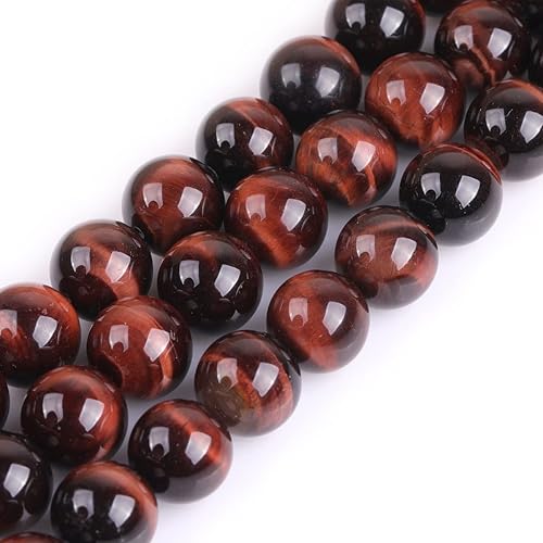 Miniatura 749 de GEM-Inside - Cuentas sueltas de piedra de lava negra natural de 0.315 in para hacer joyas, 15 pulgadas Cordierita de grado A