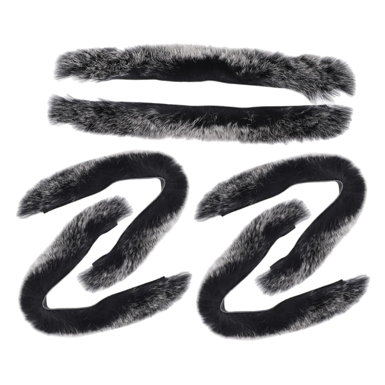 HONMEET 6pcs Stabilizing Tools Rabbit Fur Bowstring Dampener for Traditional Longbow