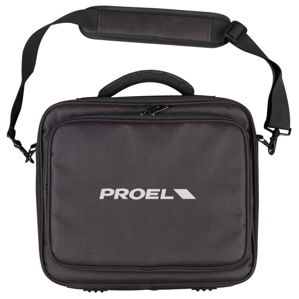 PROEL Borsa Imbottita per Mixer PLAYMIX6, Nera, con Maniglia Rinforzata