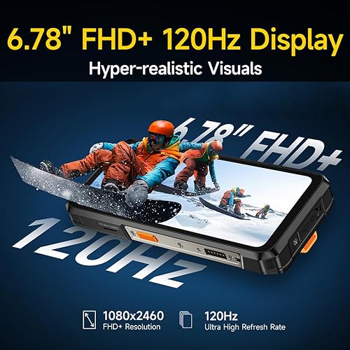 Miniatura 3 de Ulefone Armor 26 Ultra 5G Smartphone resistente desbloqueado, MTK 8020 24GB+512GB, batería 15600mAh/120W, cámara de 200MP, teléfono celular Android