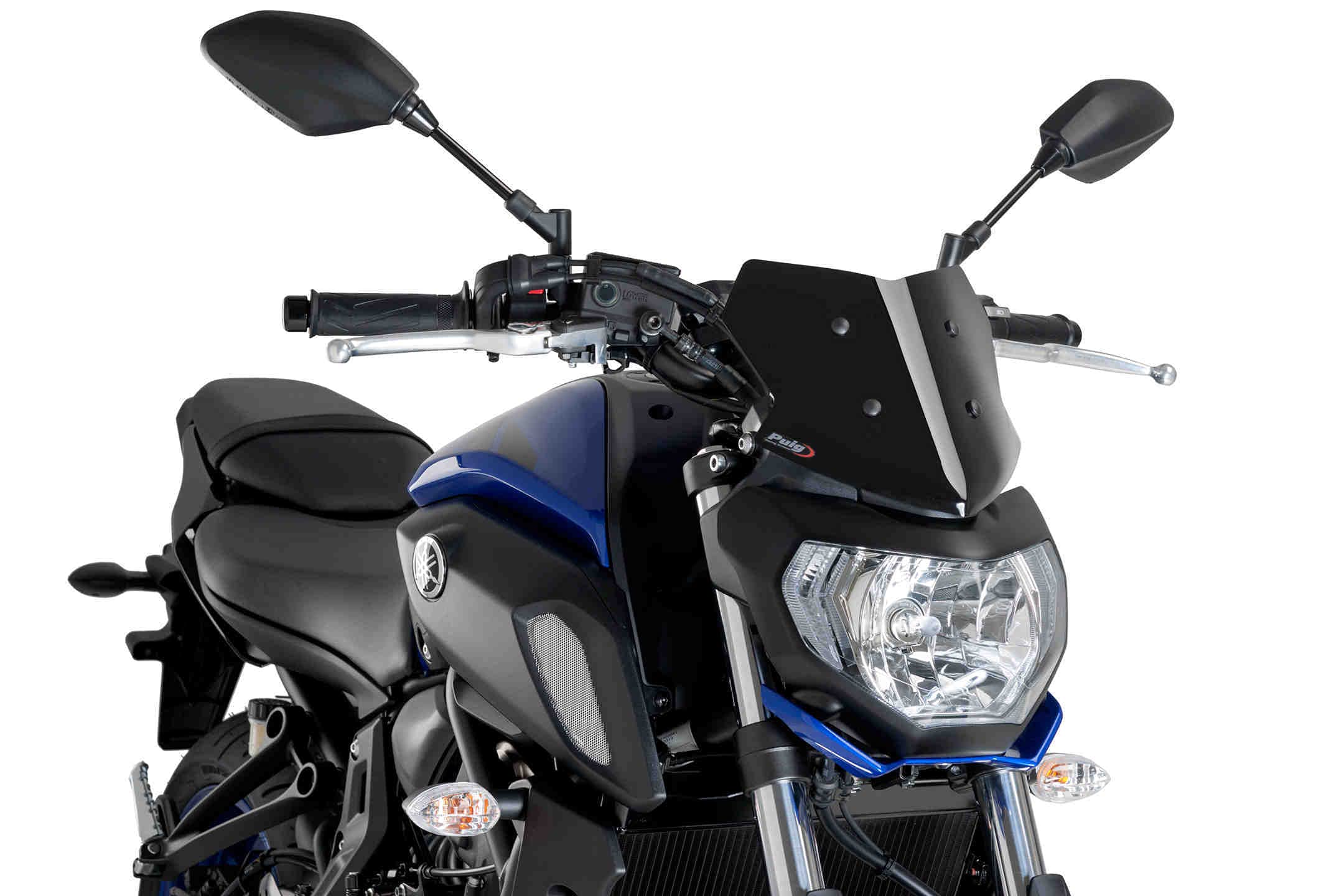 Puig 9666N Windscreen Naked New Generation Sport Black