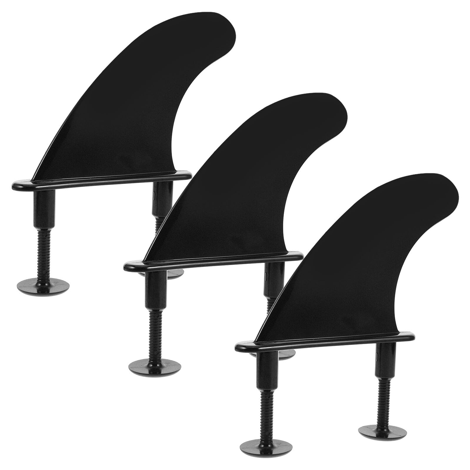 Mikikit Aletas de TPU para Paddle Surf y Kayak, Set de Negro, Mejora Estabilidad y Equilibrio en Deportes Acuáticos y Kayak