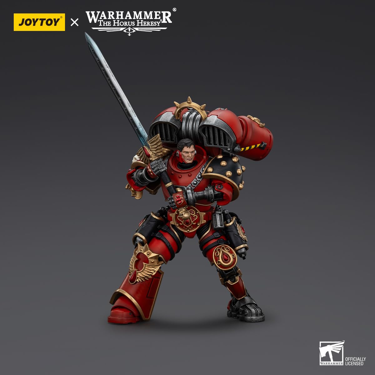 TOYVERSE JOYTOY 1/18 Warhammer Herezja Horusa, Blood Angels Dominion Zephon figurka akcji, ruchome stawy, model postaci, 15 lat i więcej