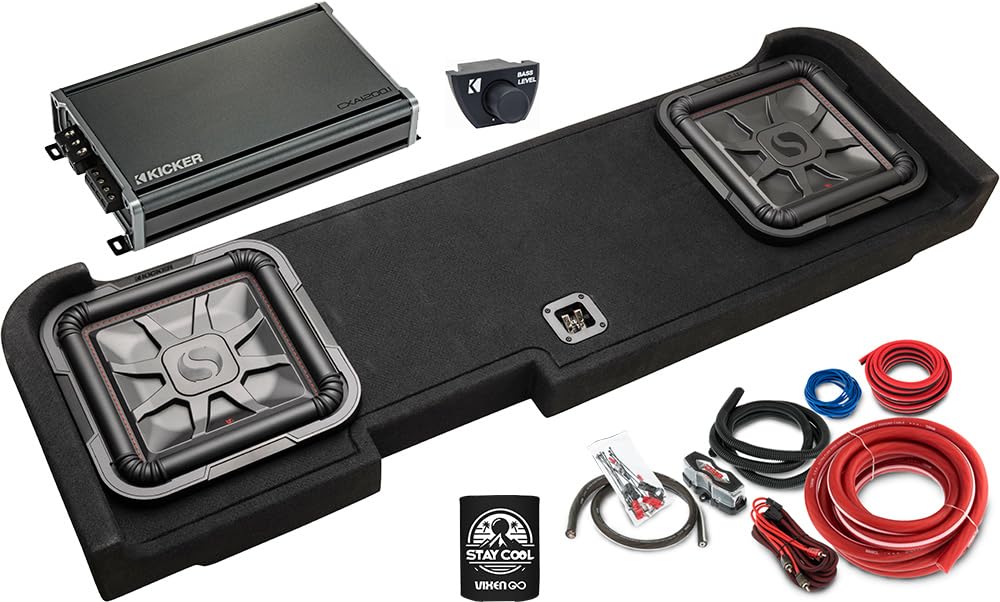 Amazon.com: KICKER Subwoofer and Amp Package of 4 Items - 12