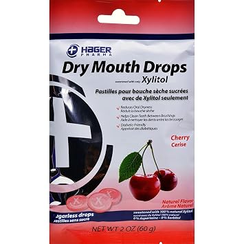 Miradent Dry Mouth Drops Cherry 2 Oz