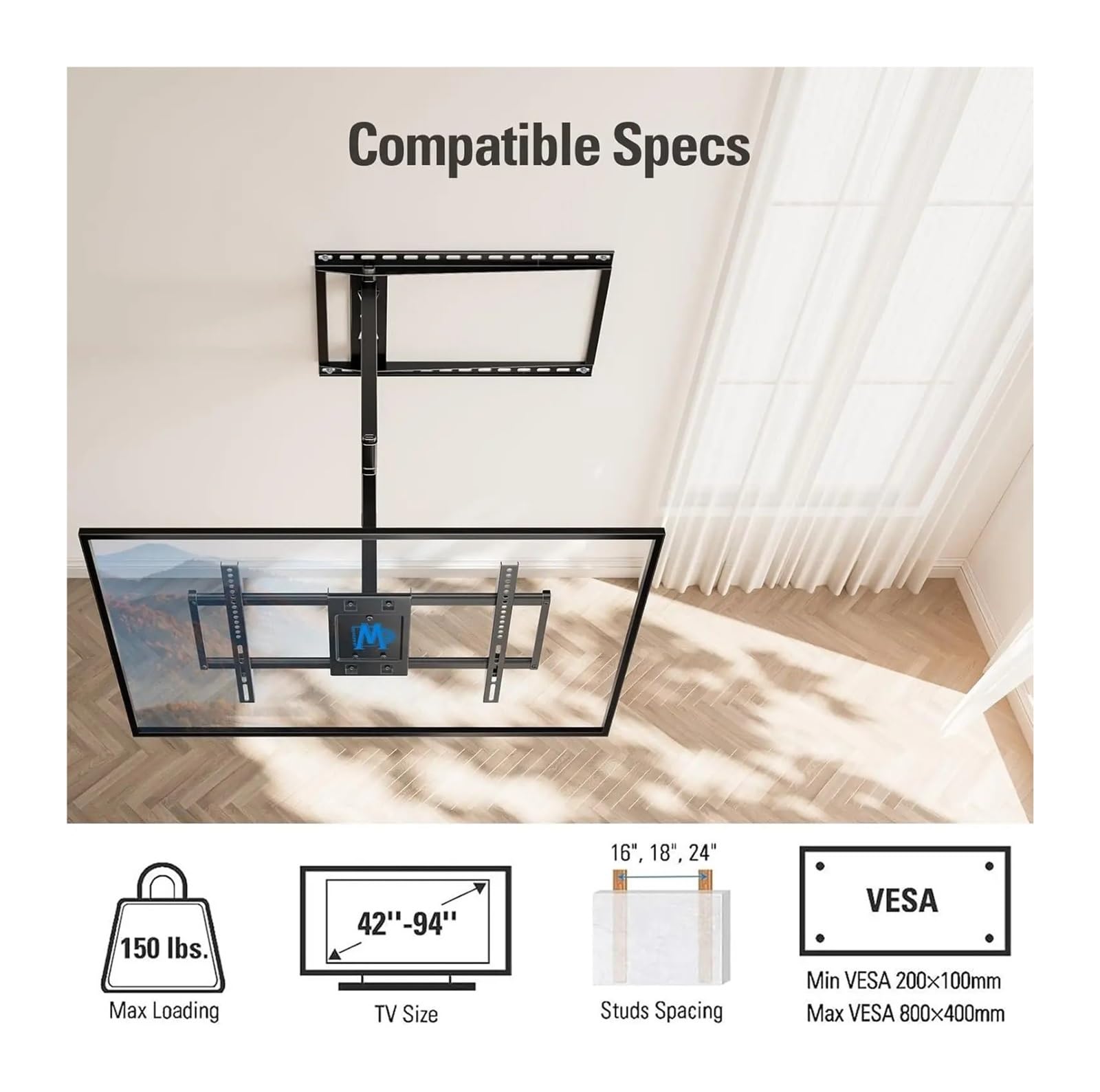 Soporte De Pared For TV De Brazo Largo