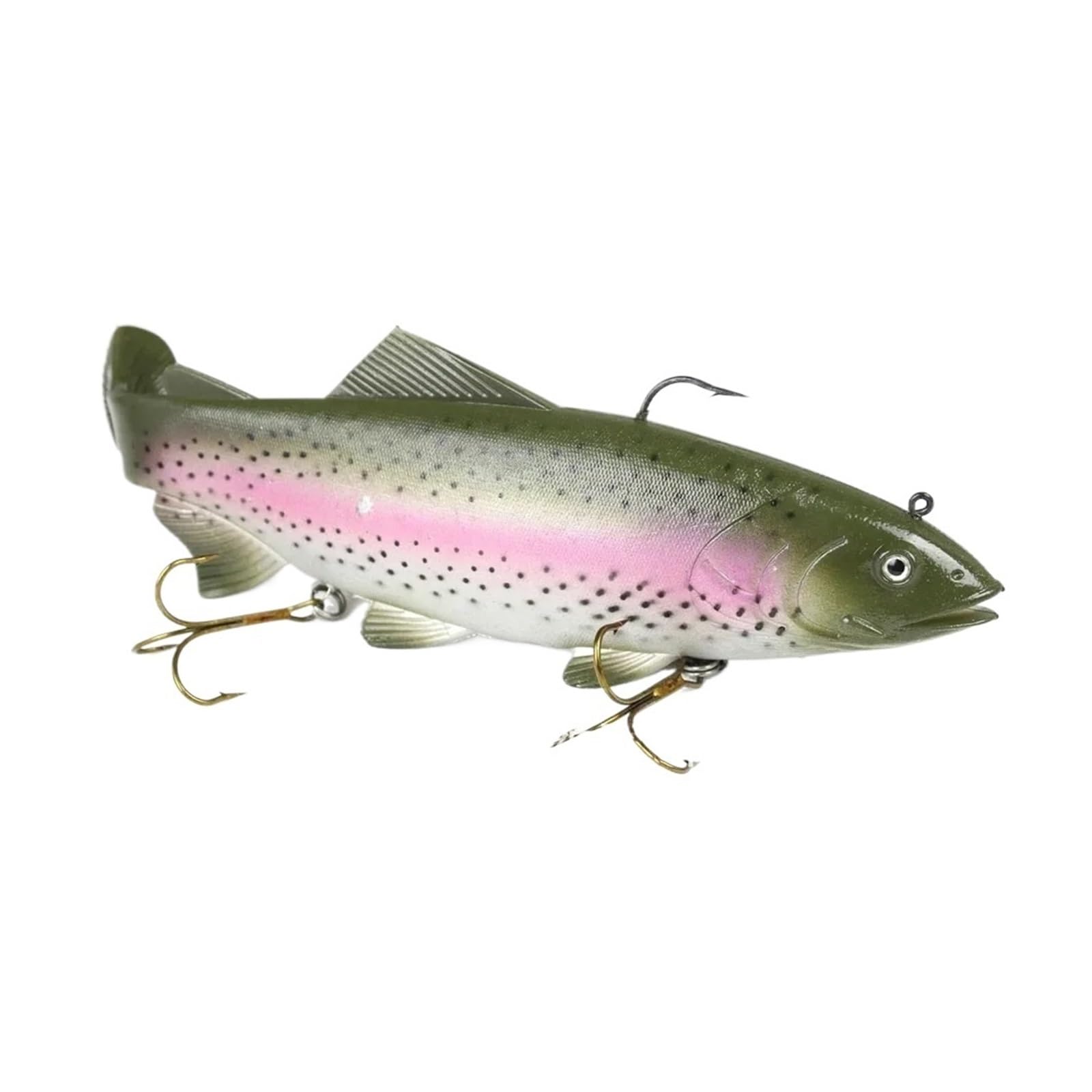 Señuelos Pesca Cebo Suave de Aguas Profundas, 30cm, Pesca en el mar, tamaño Grande, señuelo de pez simulado con 3 Ganchos, cebos Artificiales, Swimbait, Cebo con manivela, 1 Uds. Cebo Artificial