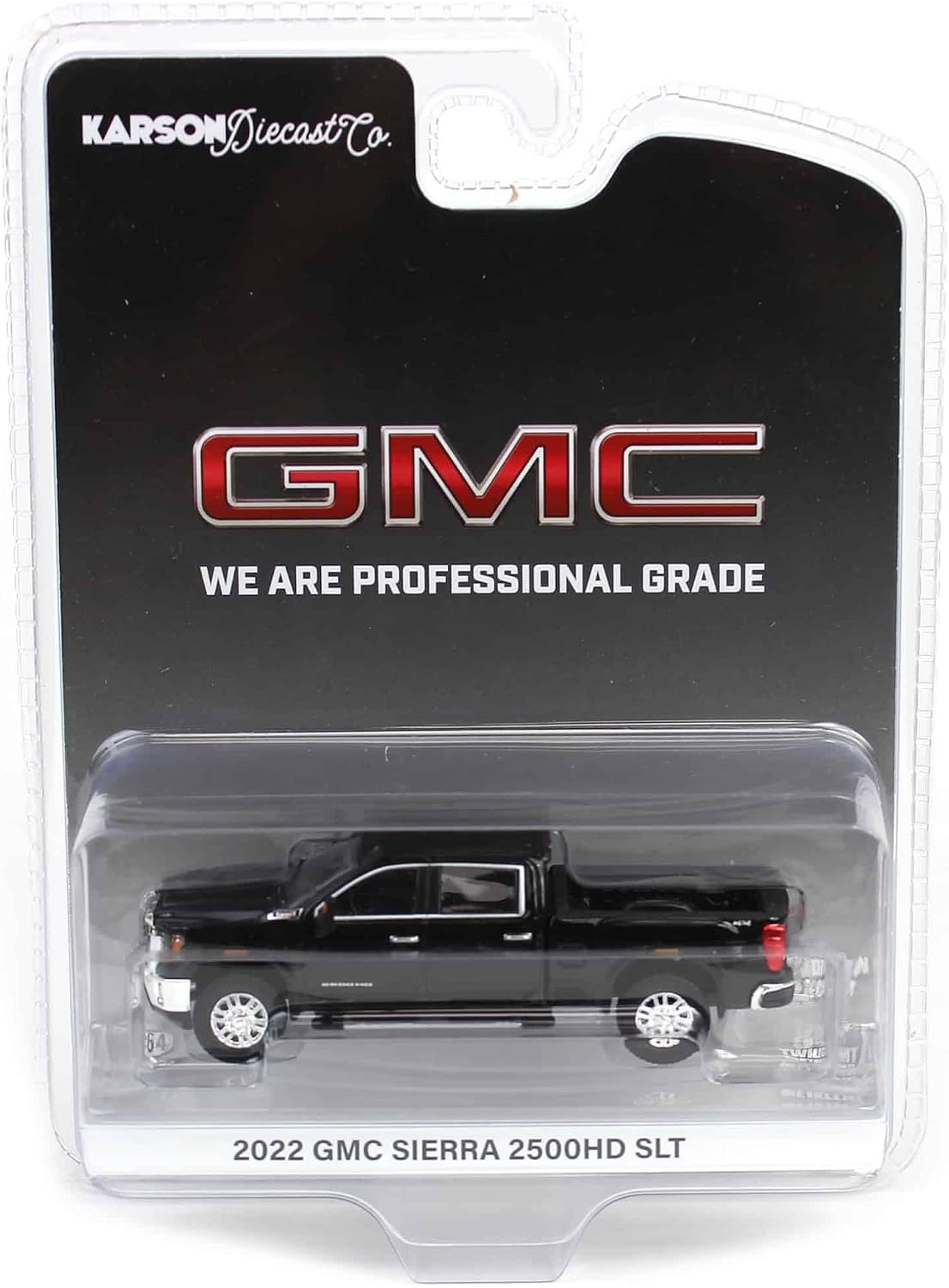 Truck 1/64 2022 GMC Sierra 2500HD SLT Ebony Metallic Diecast Exclusive 51561-A