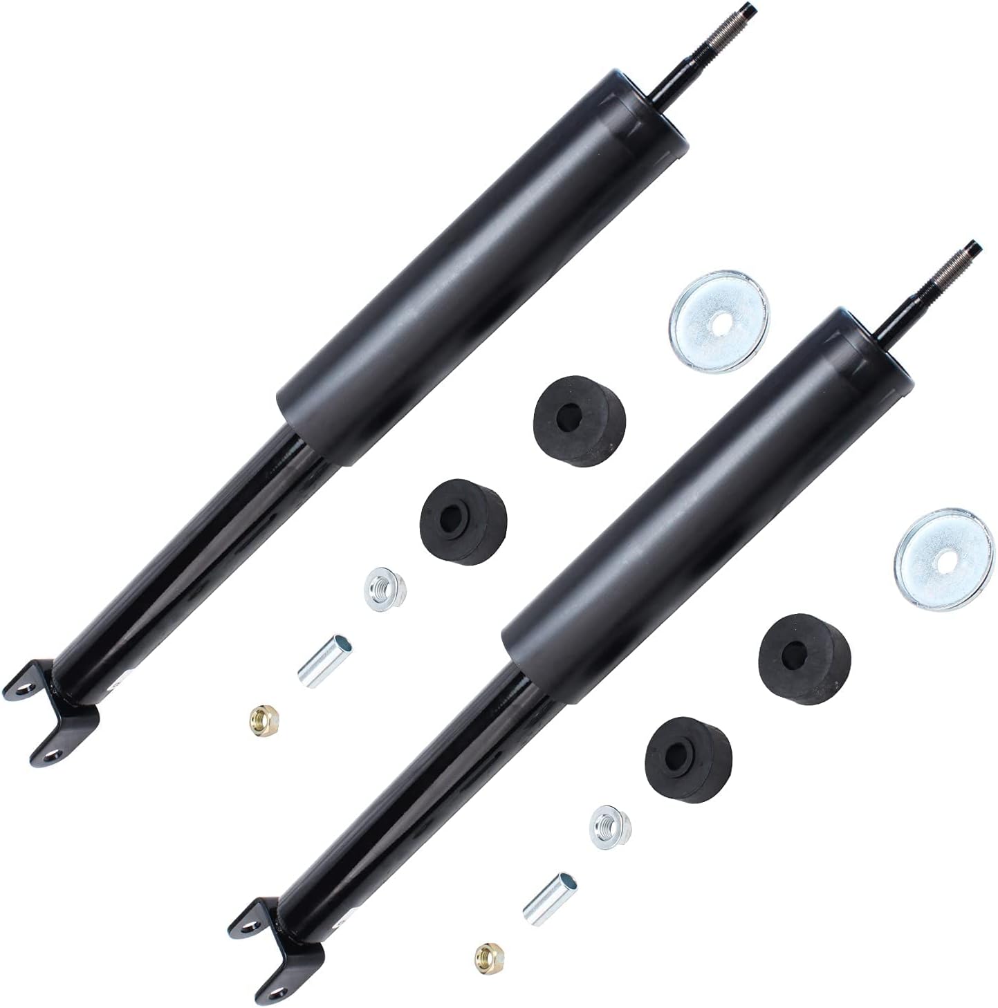 Detroit Axle - 2 Rear Shock Absorbers for 2010-2019 Ford Taurus, 2009-2012 Lincoln MKS, Rear Replacement Shock Absorbers Pair Set