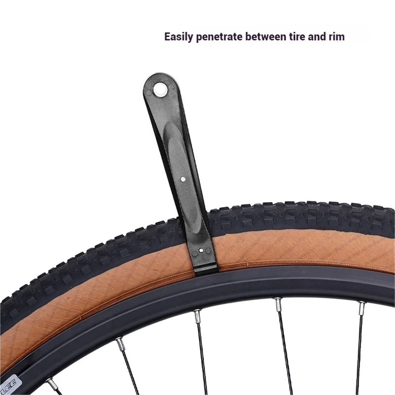 Strumento di Riparazione Pneumatici for Asta Leva for for Bicicletta, for Mountain Bike, Nucleo in Acciaio Addensato, for Esterni per la Riparazione di Biciclette