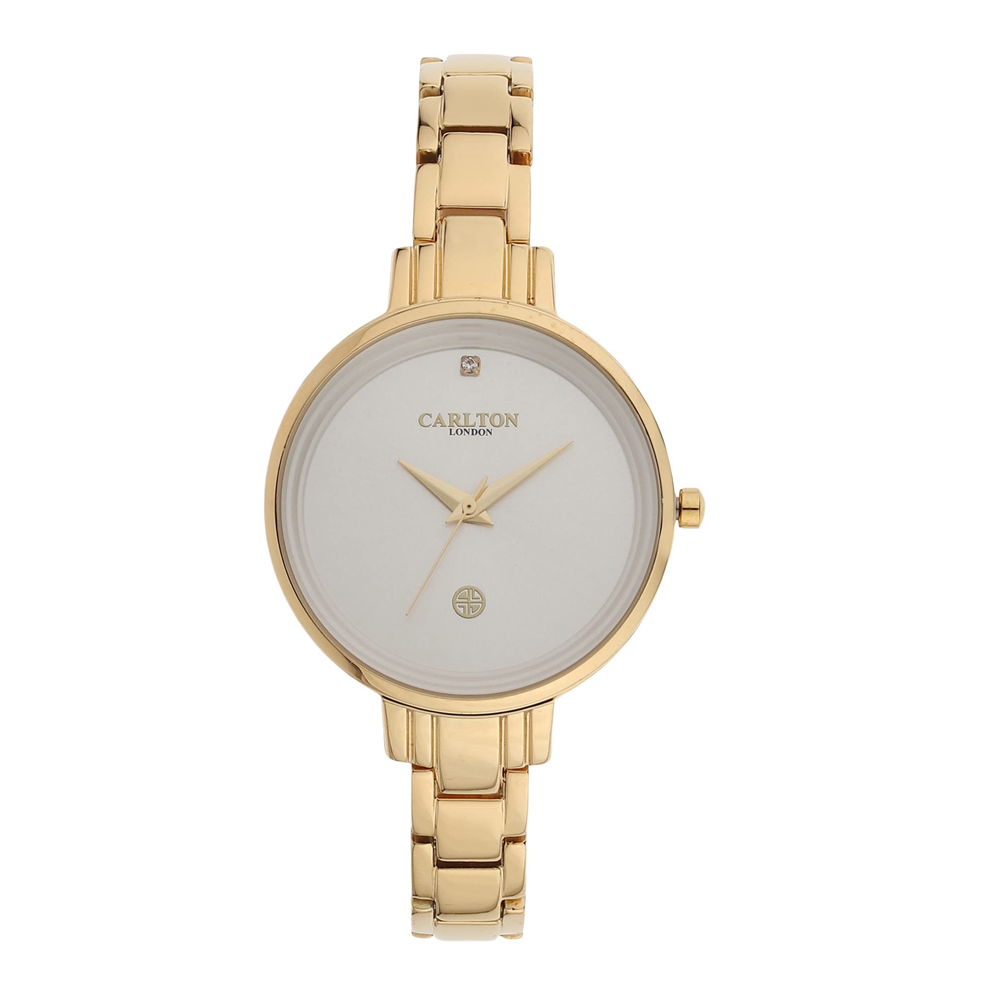 Carlton LondonAnalog Blue Dial Women's Watch-CL051GSLG