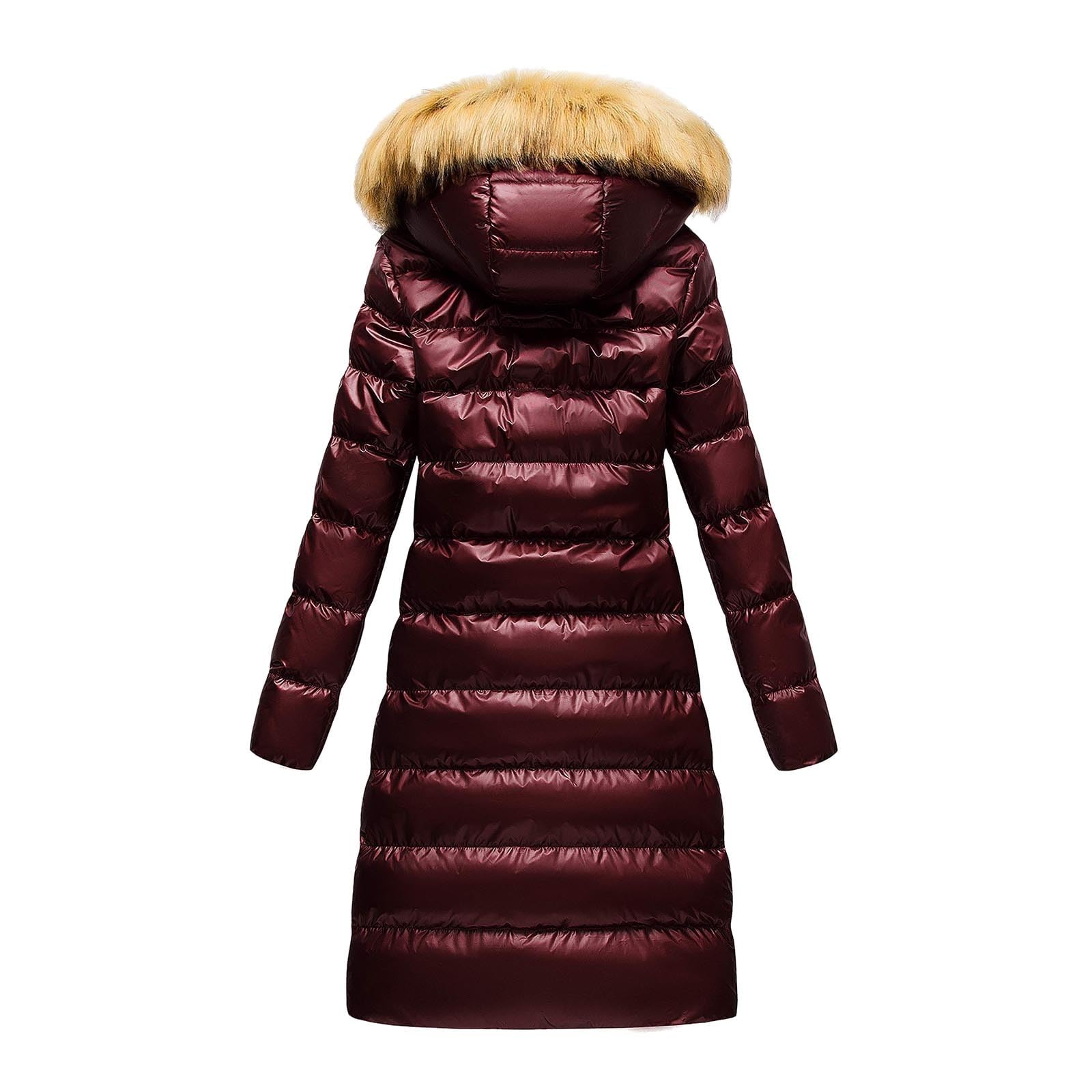 Piumino da donna, lungo, ultraleggero, pieghevole, lungo, leggero, trapuntato, piumini leggeri, piumini leggeri e leggeri, cappotto invernale, per donne, cappotto invernale da donna, pelliccia