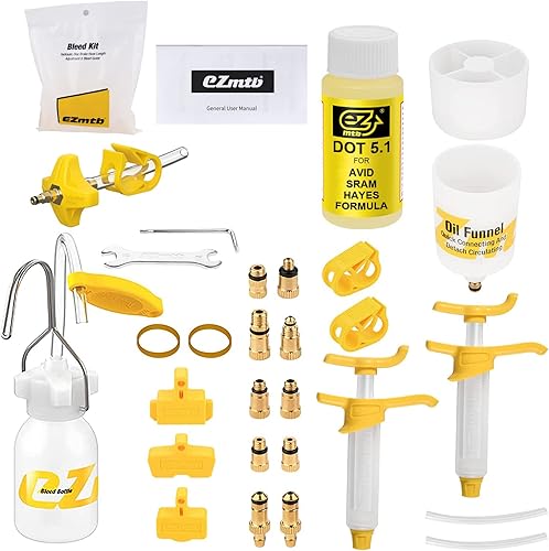 NEWBOLER Kit de purga para SRAM X0, XX, guía, nivel, código, fórmula HydroR, G2 y AVID Hays, kit de servicio profesional de frenos de bicicleta,