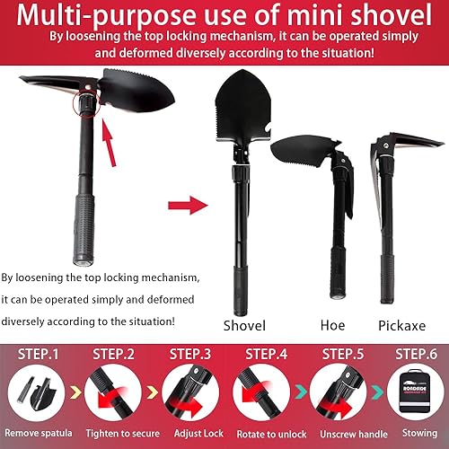 Miniatura 30 de Kit de emergencia de asistencia en carretera, kit de emergencia para automóvil con cables de puente (actualizado) Kit de emergencia para automóvil