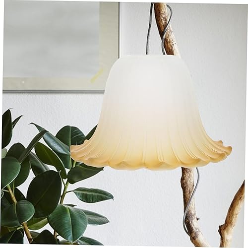 Miniatura 3 de DOITOOL Lámpara de techo con pantalla de cristal, cubierta de luz para ventilador de techo, pantalla de vidrio esmerilado, pantalla de campana de