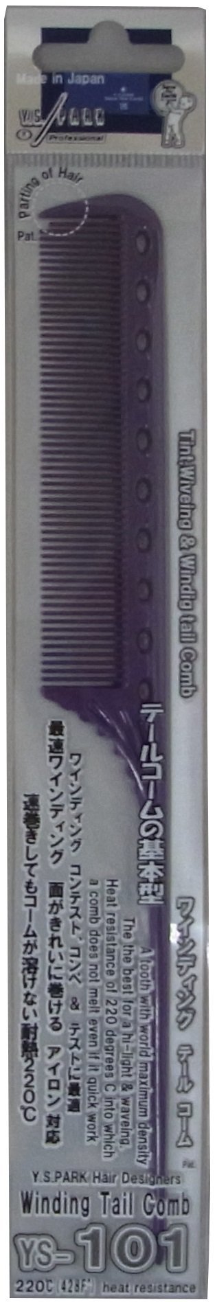 Ys Park Peine Pua Plastico Lila 101 216 Mm