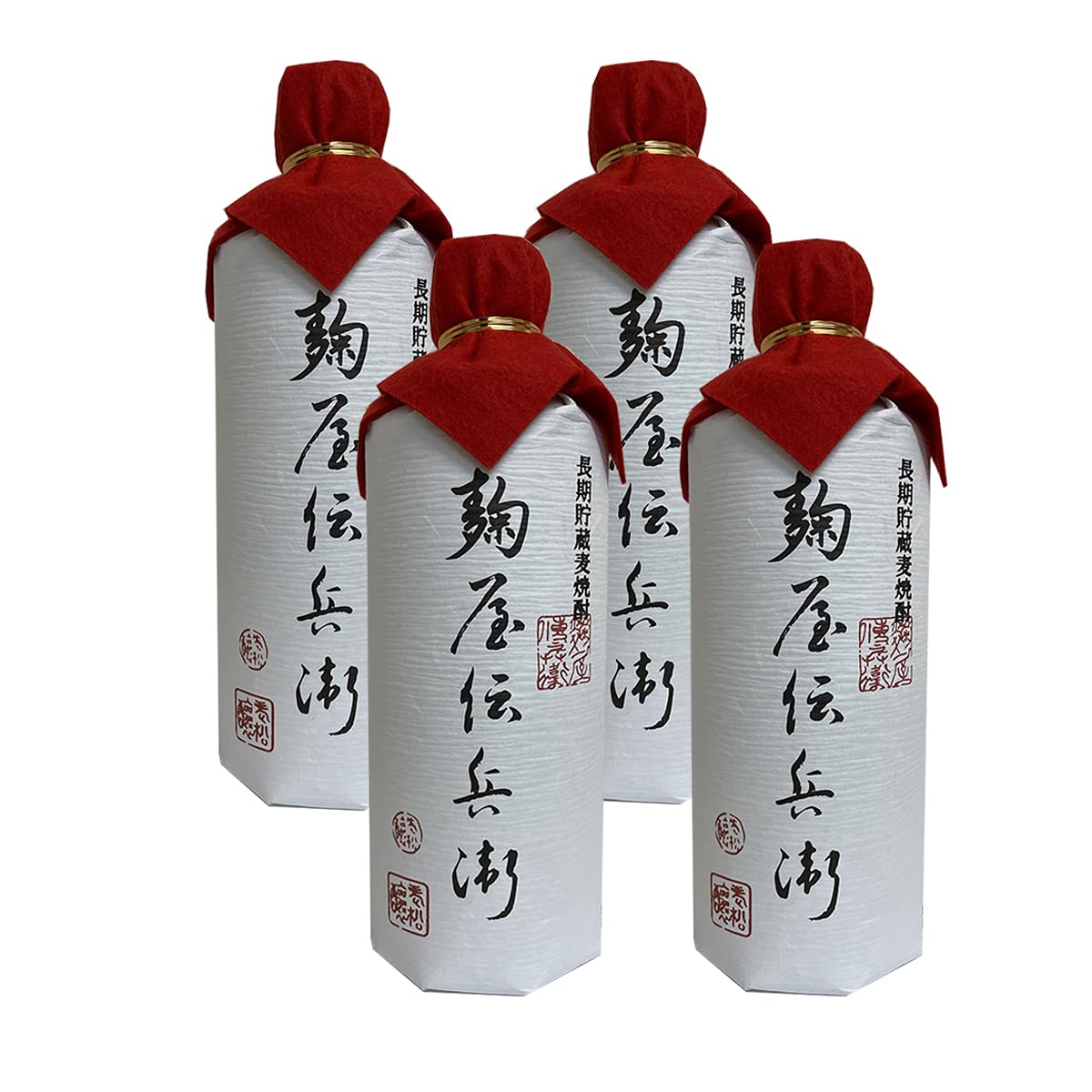 Amazon.co.jp: 麹屋伝兵衛 長期貯蔵5年 41°720ml×4本セット【老松酒造