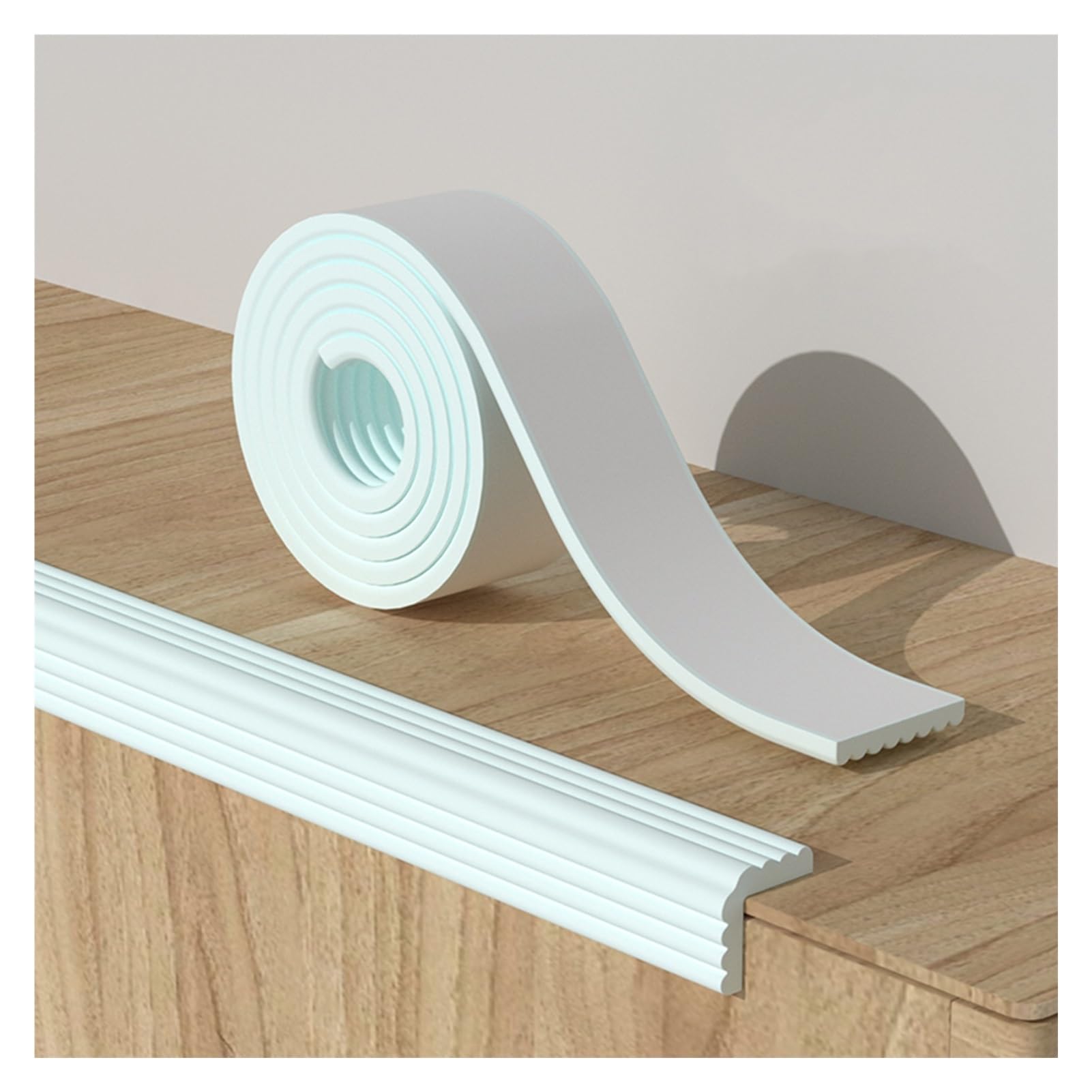 Furniture Edge corner protector, Furniture Edge Protectors, Pre-Taped Foam, Padding Multicolor 2m,5m(White b,5m)
