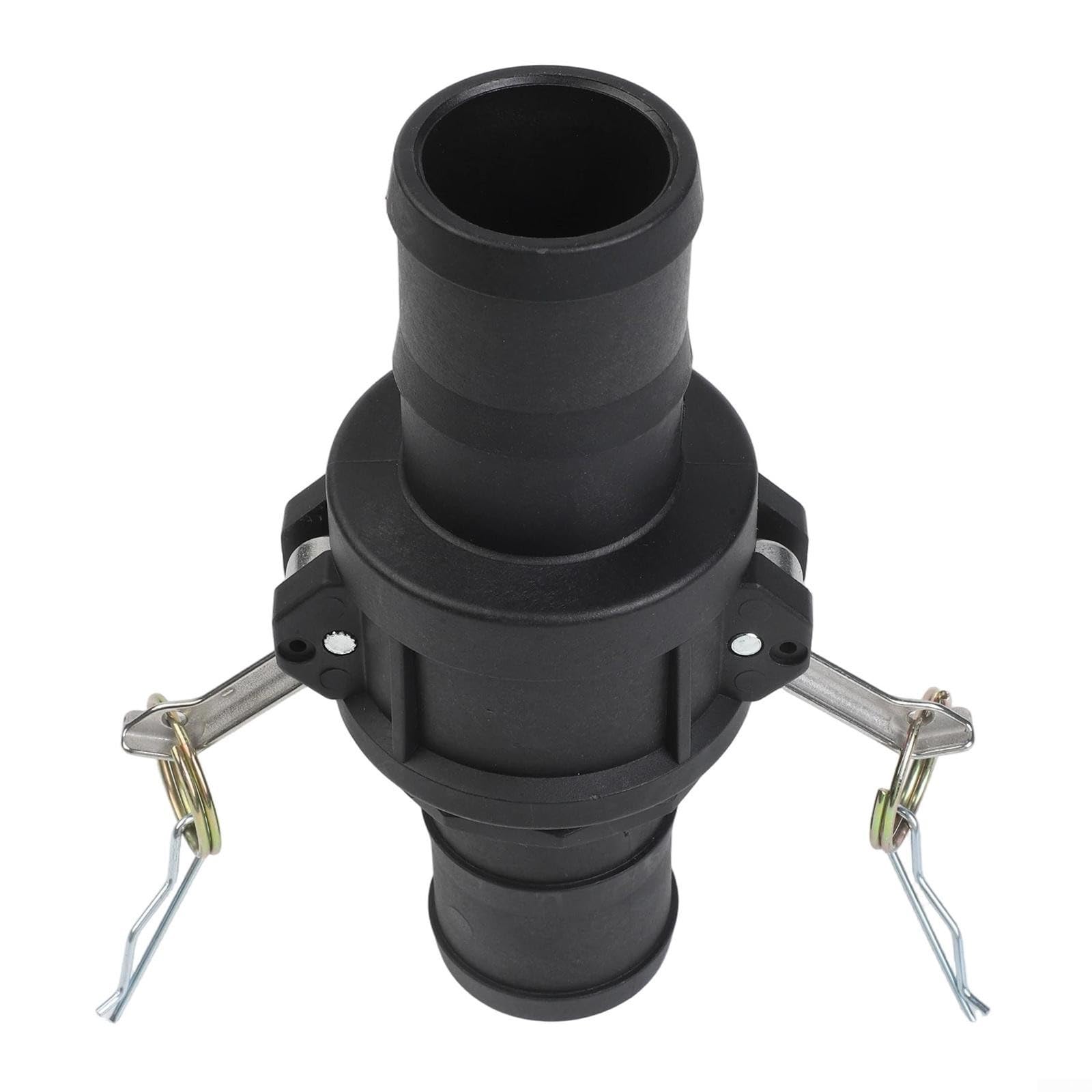 Juego de accesorios de manguera industrial de leva y ranura, 2 pares de adaptadores de conexión rápida de polipropileno tipo C y E con púas para sistemas de bomba de 1 a 2 pulgadas (2 pulgadas)