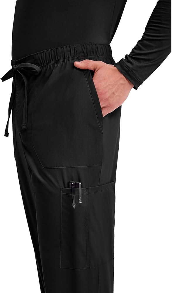 Amazon.com: Cherokee Scrubs for Men Tapered Leg Cargo Scrub Pants