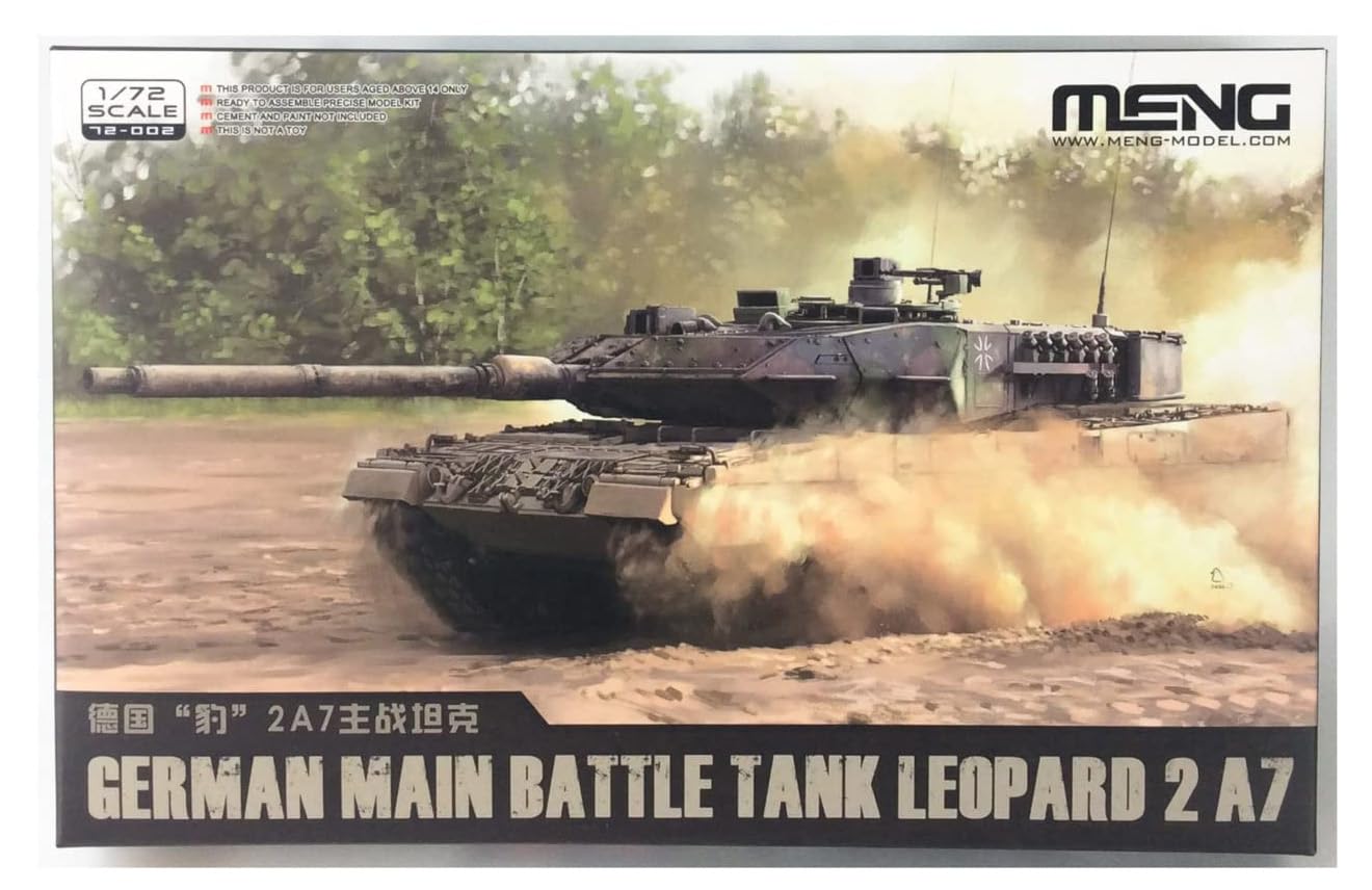 Meng model - niemiecki główny czołg bojowy leopard 2 a7
