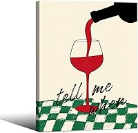 Vista 26 de Arte de pared con texto en inglés "Dime Cuándo" con texto en inglés "Dime Cuándo", impresiones en lienzo de mediados de siglo, decoración de pared