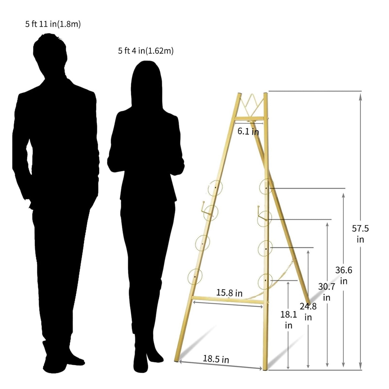 Regulowana metalowa sztaluga ekspozycyjna 141,5 cm, idealna do malowania na płótnie, znaki ślubne, ekspozycja zdjęć i dekoracji domu, zestaw 3 wszechstronnych sztalugi artystycznych na imprezy i
