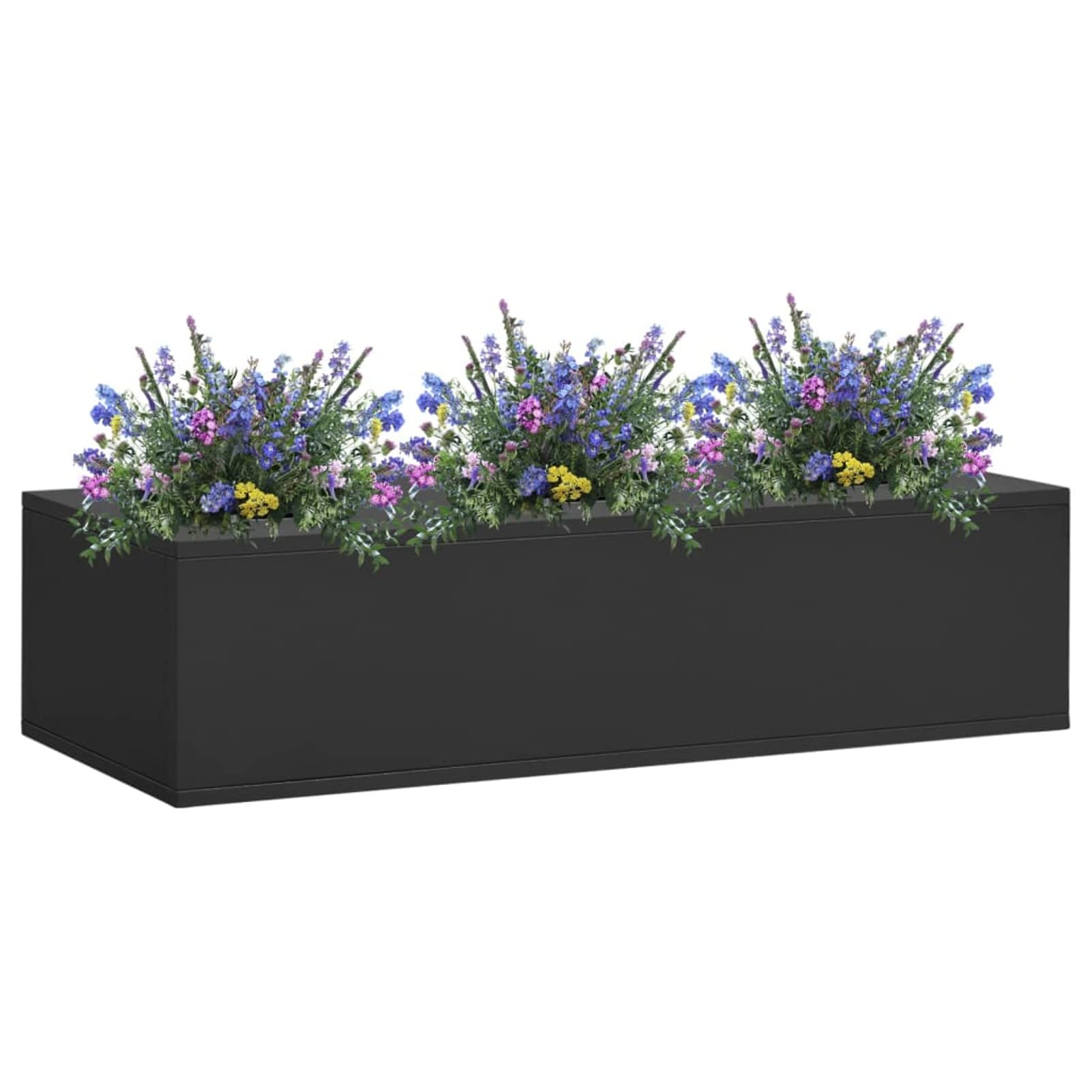 kunstblumen im blumenkasten Künstlicher Blumenkasten mit UV-Schutz main image 0