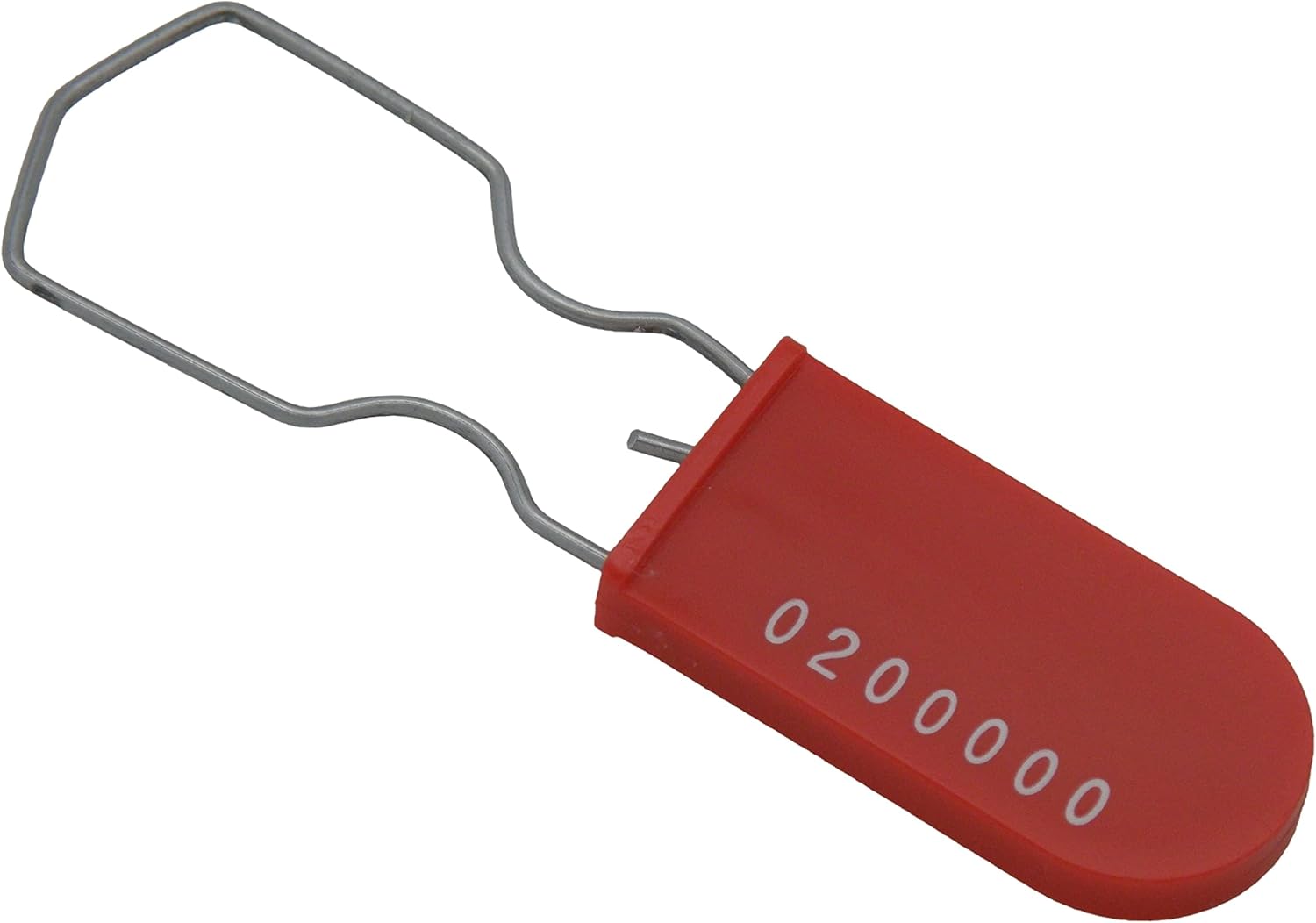 Electric Meter Security Seal Wire Padlock Pack of 50 (Red)