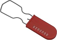 Vista 7 de Candado de alambre de seguridad para medidor eléctrico, paquete de 50 (gris)