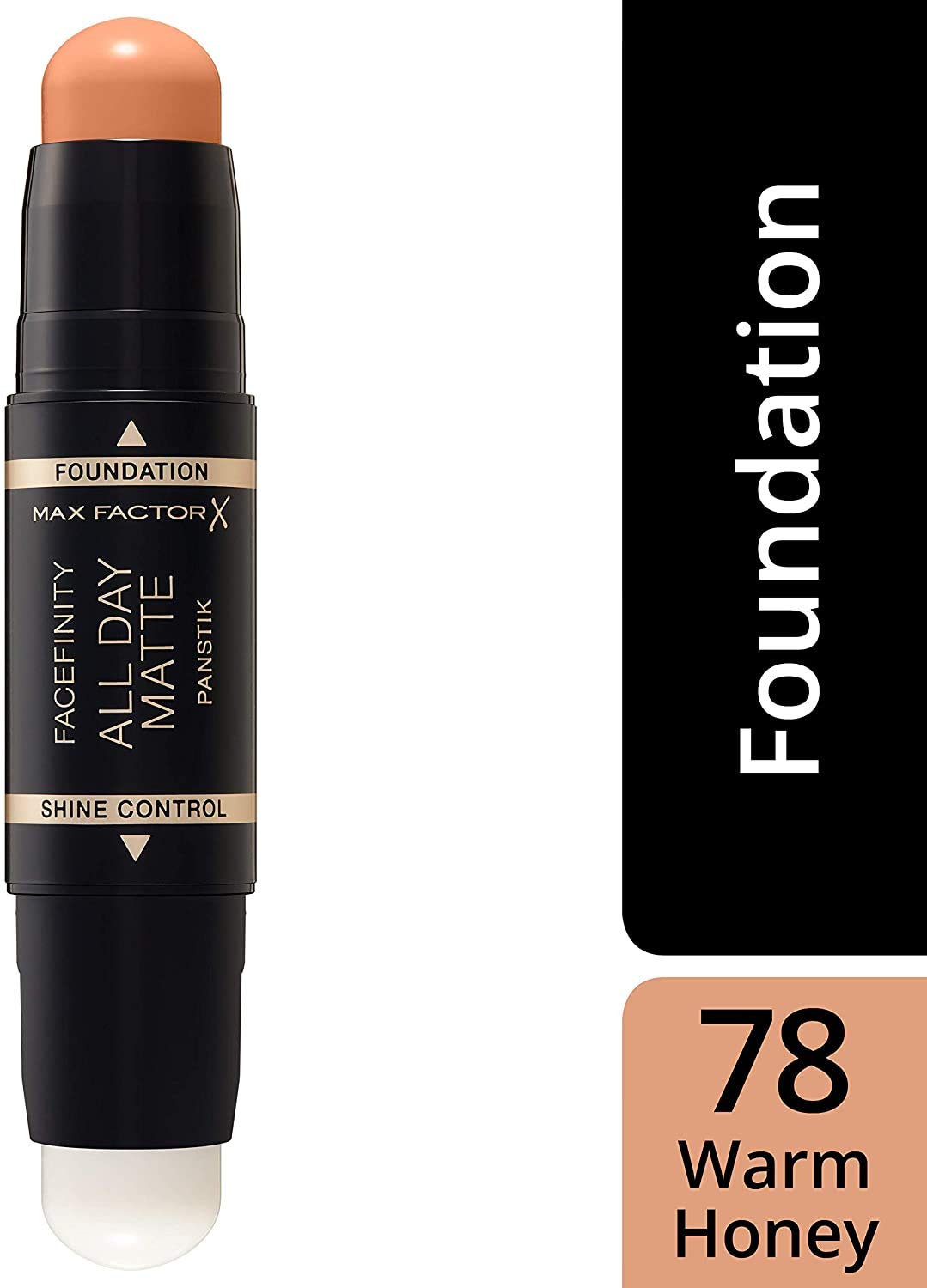 2x Max Factor Facefinity All Day Matte 2in1 PanStik Foundation 78 Warm Honey