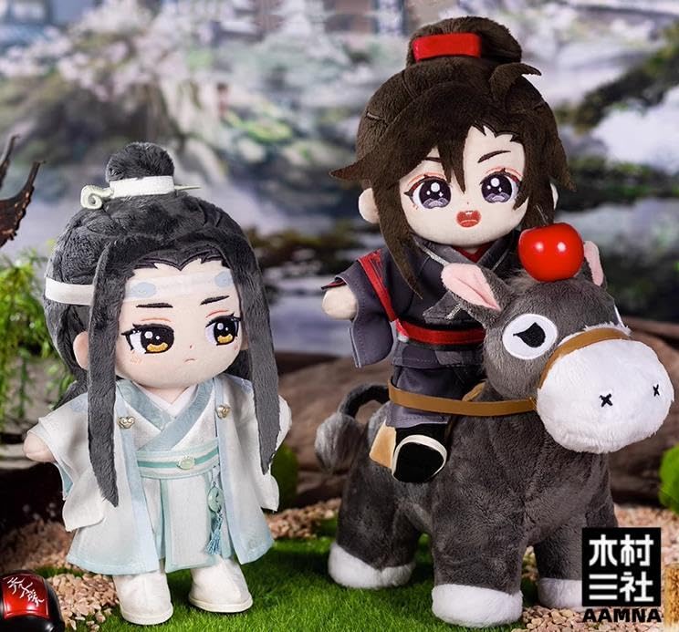 Amazon | 魔道祖師 ぬいぐるみ 20cm 人形 魏無羨 藍忘機 可愛い人形