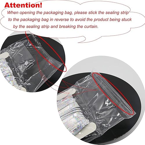 Miniatura 6 de Cortina de flecos de papel de aluminio plateado para decoraciones de fiesta de cumpleaños, 6.5 x 6.5 pies, paquete de 2  Cortina de fondo plateado